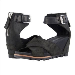 Sorel Joanie Sandal II Black size 8
